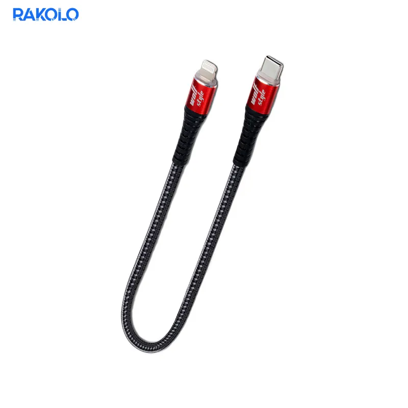 کابل شارژ پاوربانکی Type-C به لایتنینگ برند فومو تک مدل Ws-119i