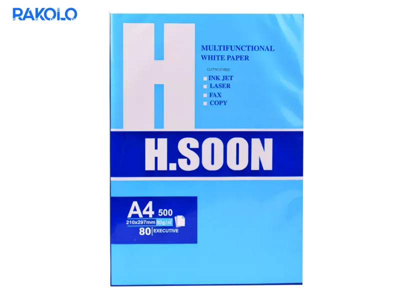کاغذ A4 برند HSOON تعداد 500 برگ 80 گرمی