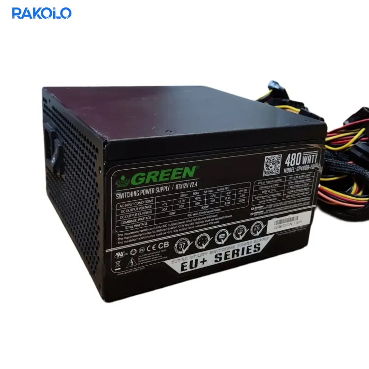 منبع تغذیه کامپیوتر استوک فن بزرگ 480EUD/EU+/ES/SP