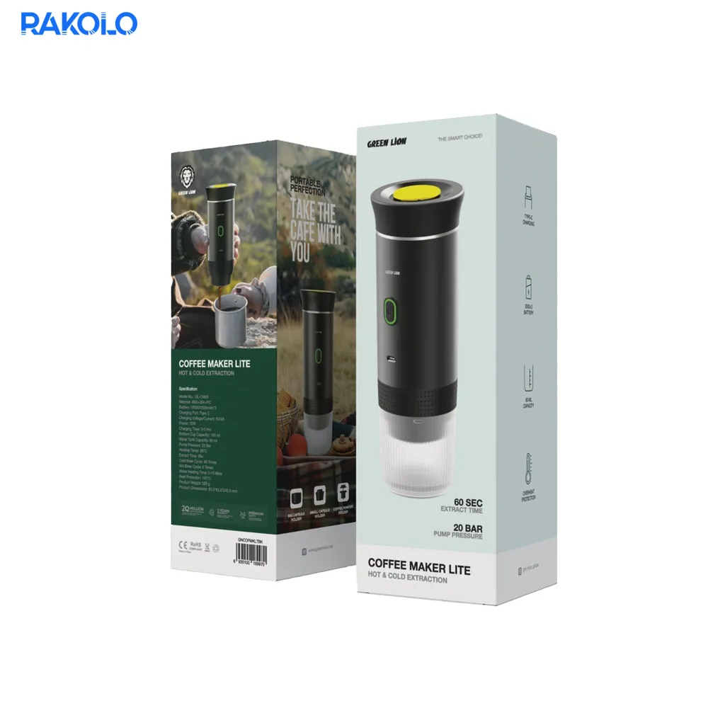 اسپرسوساز مسافرتی و قابل حمل برند گرین لایون مدل COFFEE MAKER LITE