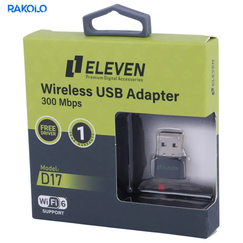 کارت شبکه بیسیم بدون آنتن برند ELEVEN مدل D17