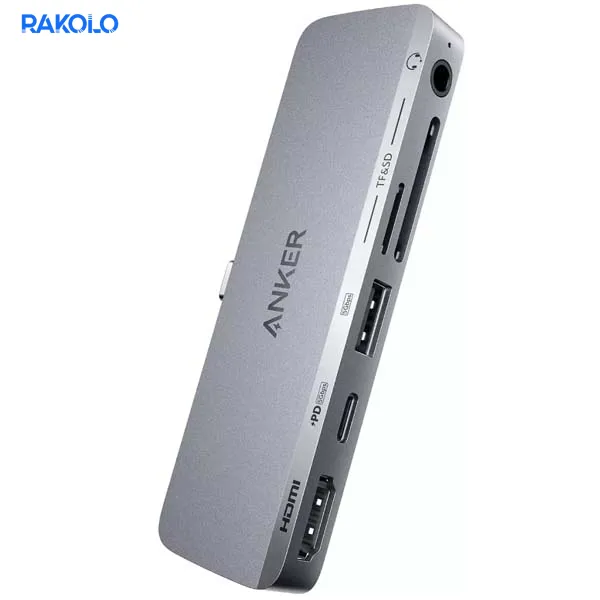 هاب TYPE-C برند انکر 6 پورت مدل 541 A8363HA1