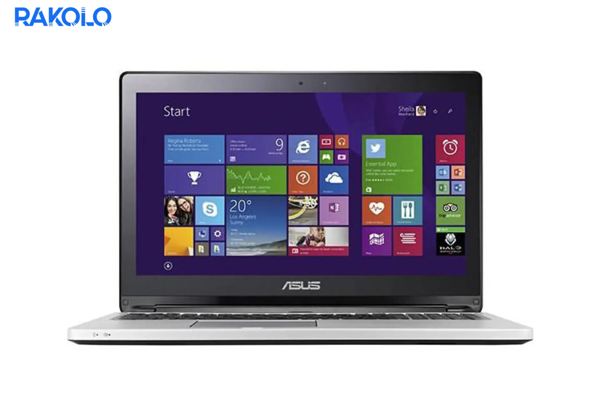 لپ تاپ استوک i7-5500U ایسوس مدل TP300LJ رم 8 و حافظه 256 و گرافیک 2 گیگابایت