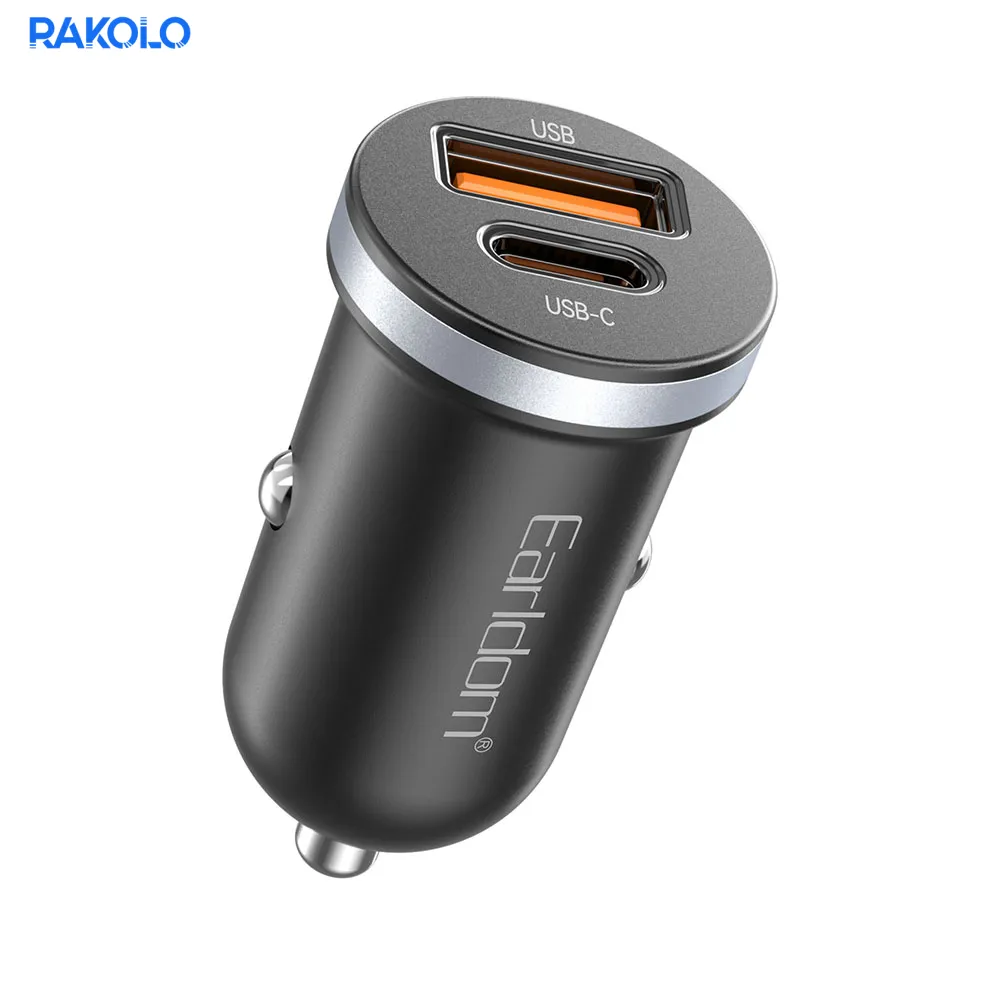 شارژر فندکی خودرو 30 وات برند EARLDOM مدل ES-CC27