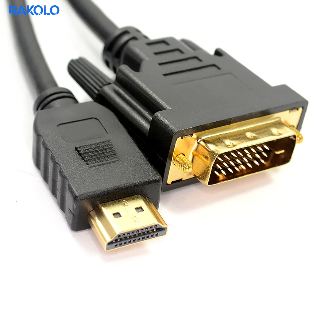 کابل تبدیل DVI-D به HDMI برند D-net مدل DUAL Link طول 1.5 متر