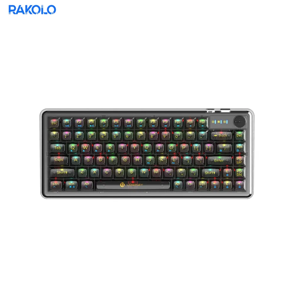 کیبورد بیسیم مکانیکال گیمینگ شارژی LOGIKEY مدل K450BB
