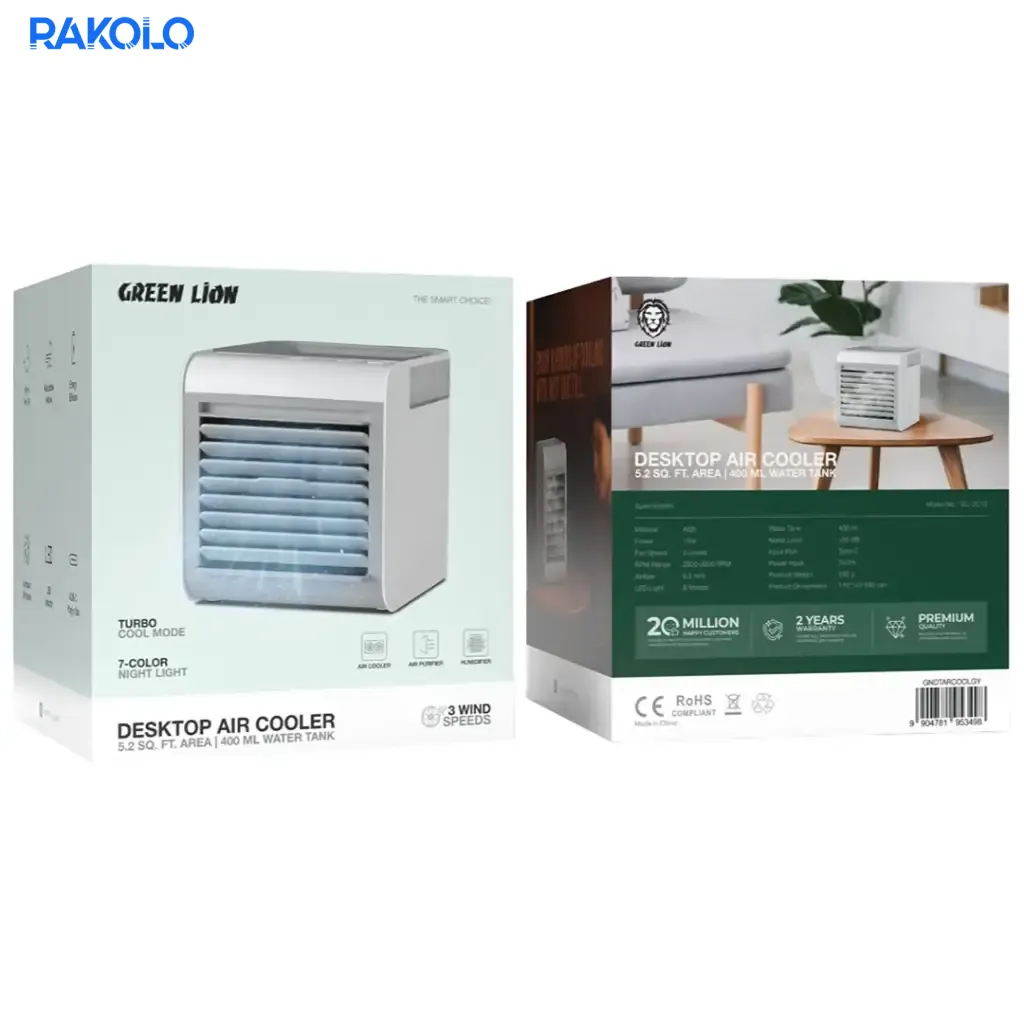 کولر رومیزی گرین لایون مدل Desktop Air Cooler 400mL