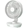 [GN8INDSKFWH] Green Lion 8_ Desktop Fan Rechargeable - White