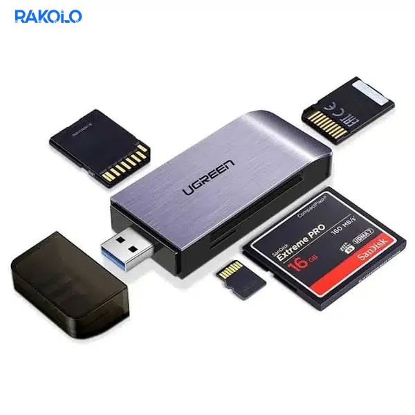 رم ریدر حرفه ای USB 3.0 برند UGREEN مدل 50541