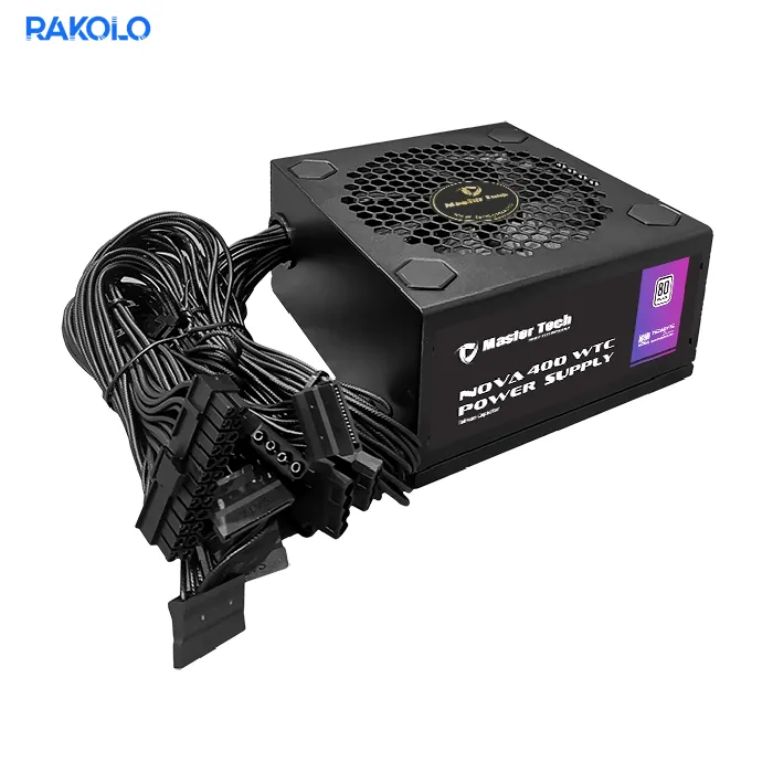 منبع تغذیه کامپیوتر مسترتک مدل NOVA 400 WTC با توان 400 وات