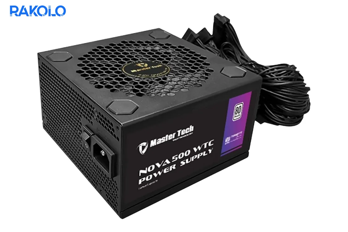 منبع تغذیه کامپیوتر مسترتک مدل NOVA 500 WTC با توان 500 وات