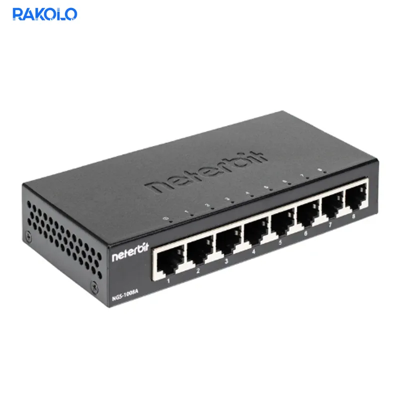 سوییچ 8 پورت برند neterbit مدل NGS-1008A