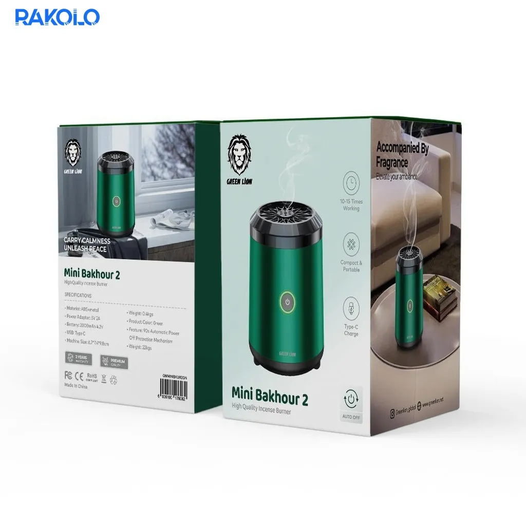 خوش بو کننده هوا گرین لایون مدل Mini Bakhour Lite Incense Burner