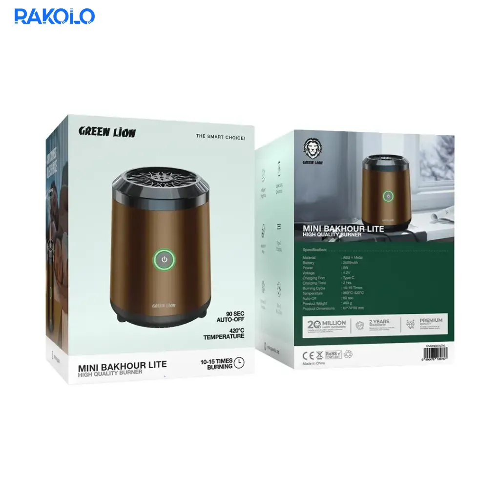 خوش بو کننده هوا گرین لایون مدل Mini Bakhour Lite Incense Burner