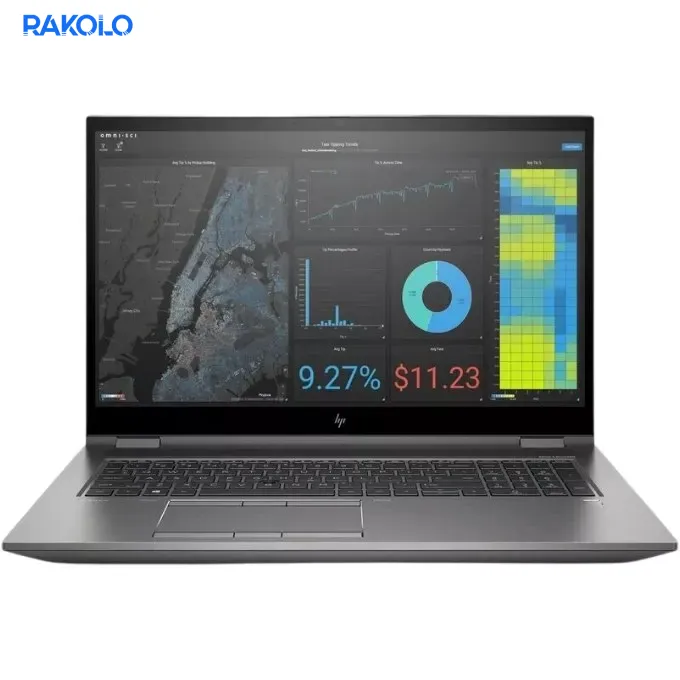 لپ تاپ استوک i9-10885H اچ پی مدل ZBOOK FURY 17 G7 رم 32 و حافظه 32 و گرافیک 6 گیگابایت