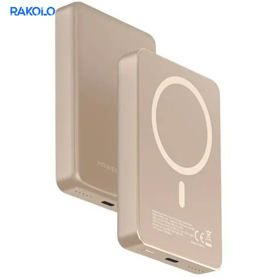 پاوربانک مگ سیف POWEROLOGY مدل PP034 ظرفیت 10000 میلی آمپر