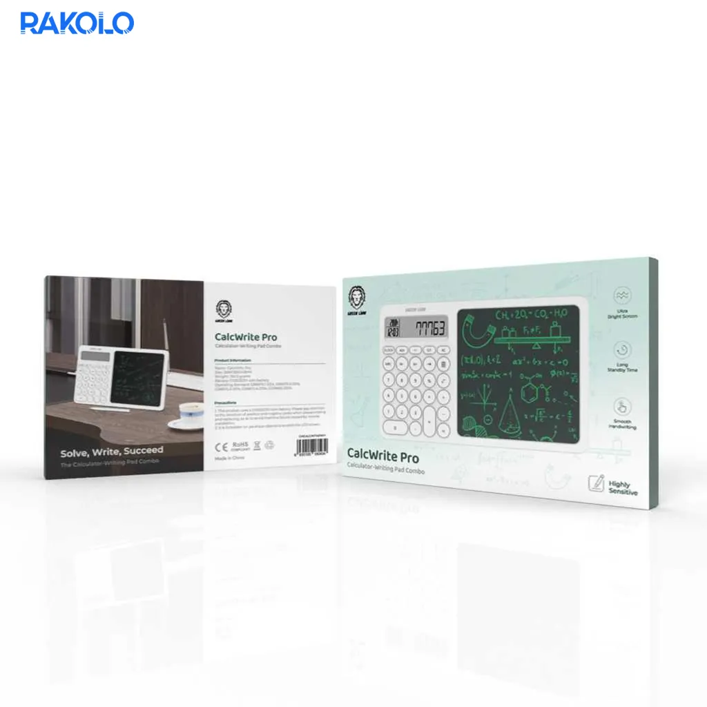 ماشین حساب دو منظوره گرین لایون مدل CalcWrite Pro