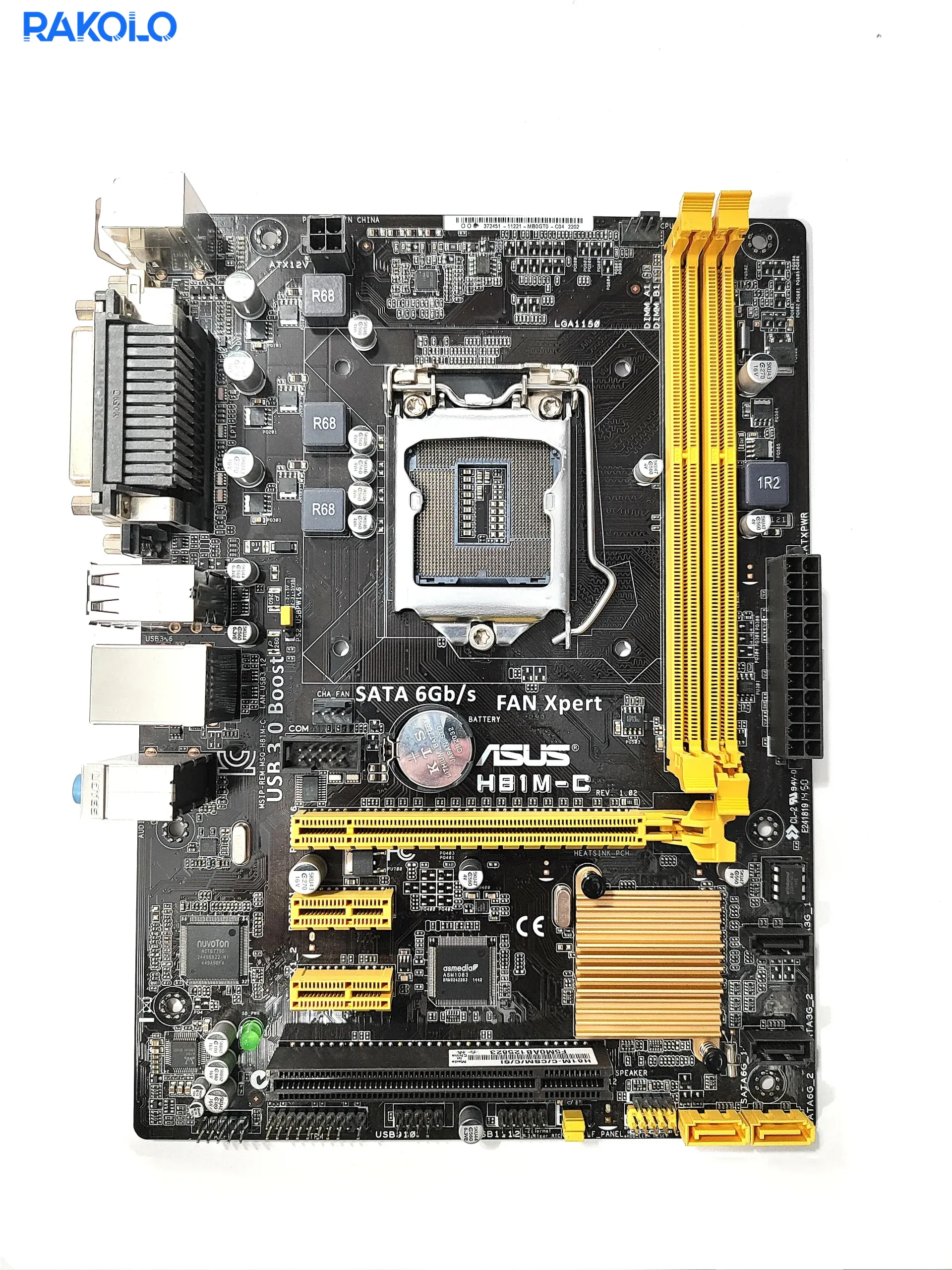 مادربرد استوک ایسوس مدل H81M-C