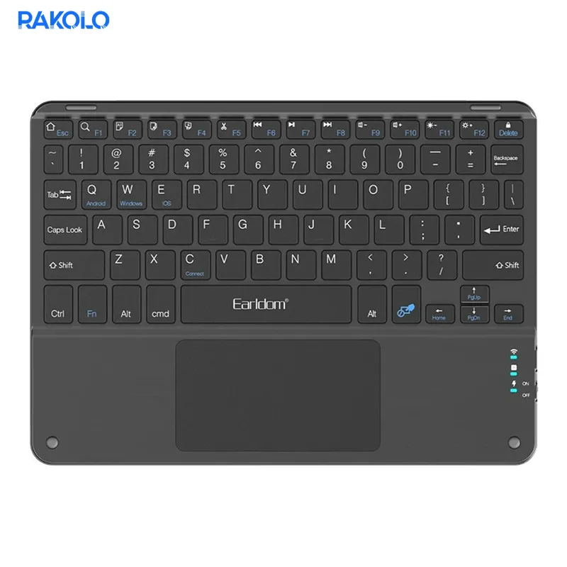 کیبورد بیسیم تاچ پددار برند EARLDOM مدل ET-KB7