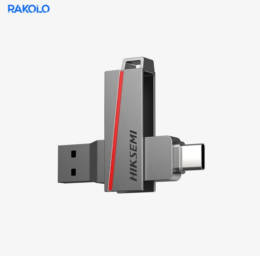 فلش مموری HIKSEMI مدل HS-E307C دارای پورت Type-C و USB 3.2 ظرفیت 64 گیگابایت