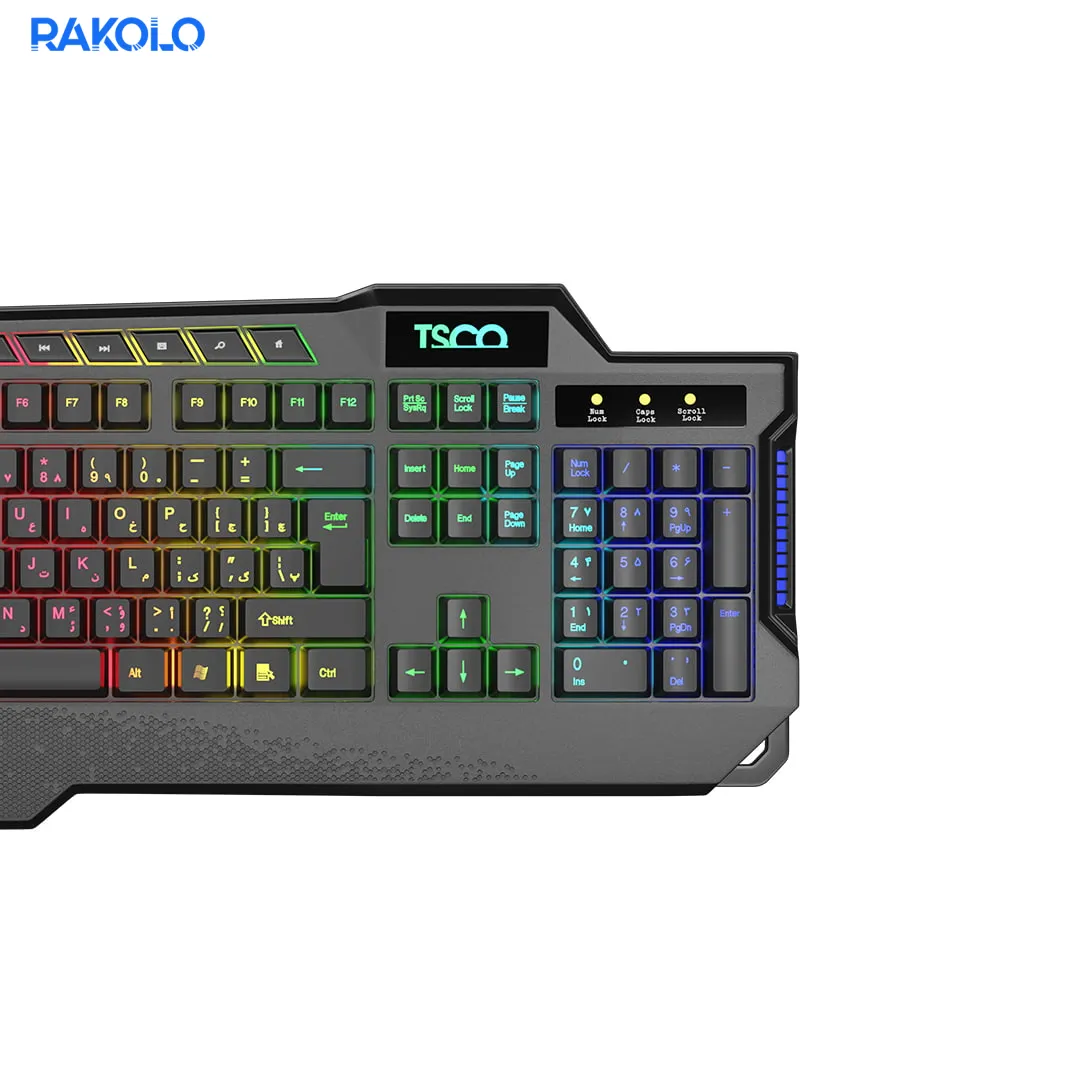 کیبورد باسیم گیمینگ TSCO مدل TK 8088 GA