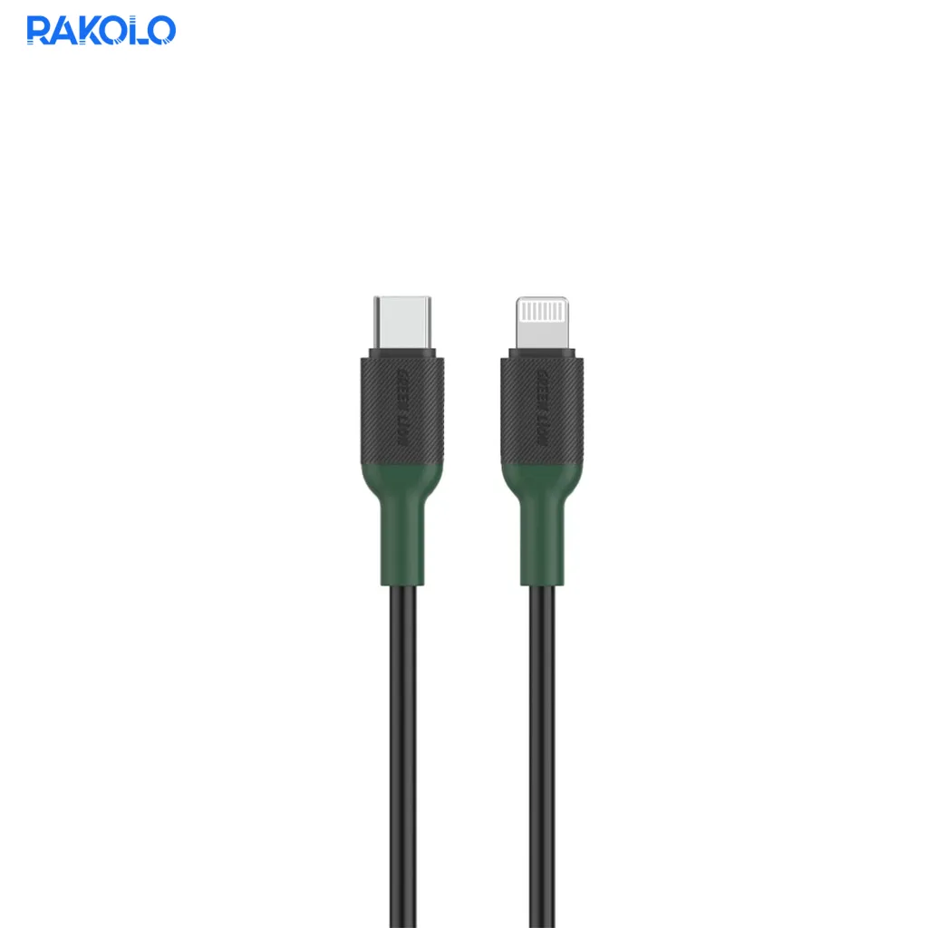 کابل شارژ TYPE-C به لایتنینگ برند گرین لایون طول یک متر