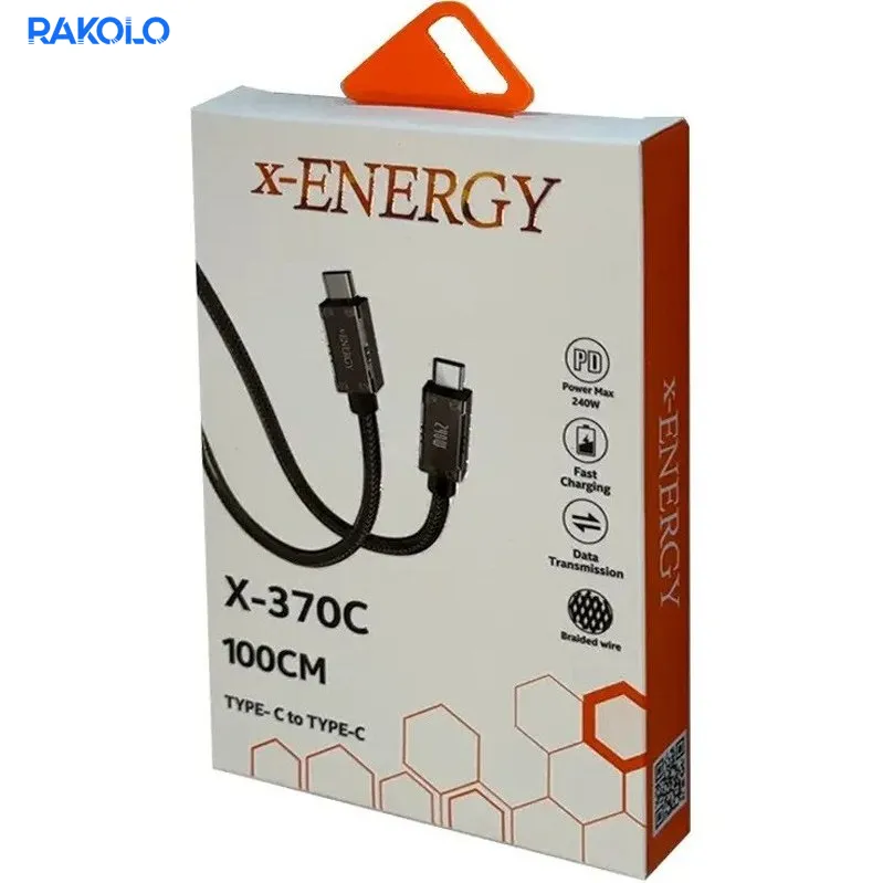 کابل شارژ دوسر Type-C برند X-ENERGY مدل X370