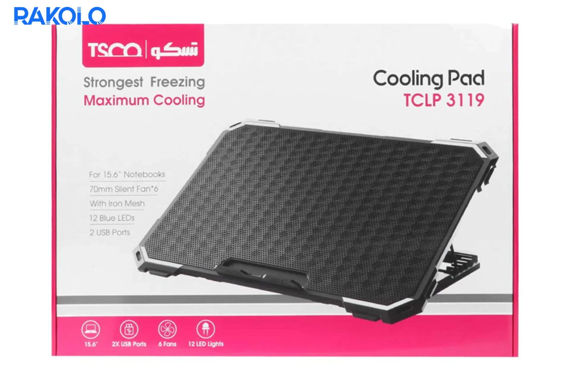 پایه خنک کننده لپ تاپ TSCO مدل TCLP 3119