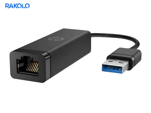 کارت شبکه USB 3 به LAN برند HP یک گیگابیت