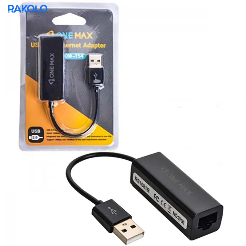 کارت شبکه USB به LAN برند ONEMAX مدل OM-154