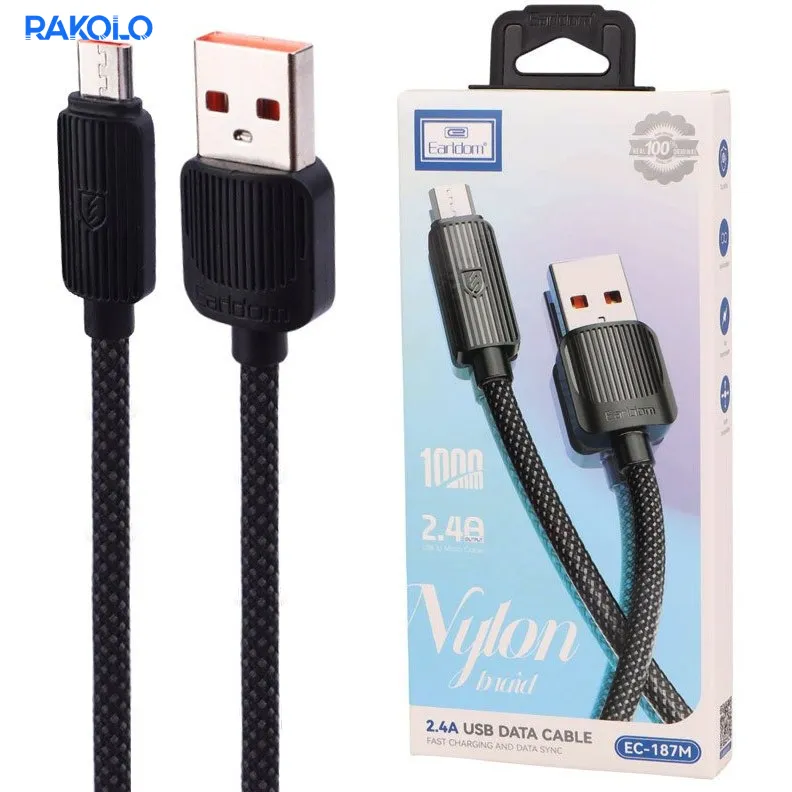 کابل شارژ MICRO برند EARLDOM مدل EC-187M