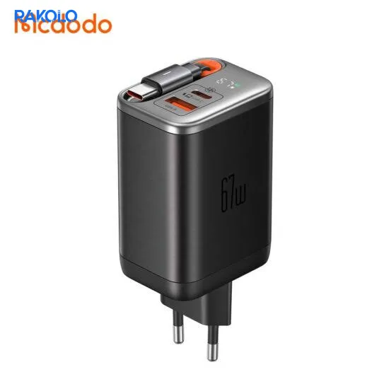 شارژر 67 وات سیم جمع شو برند MCDODO مدل CH-4100