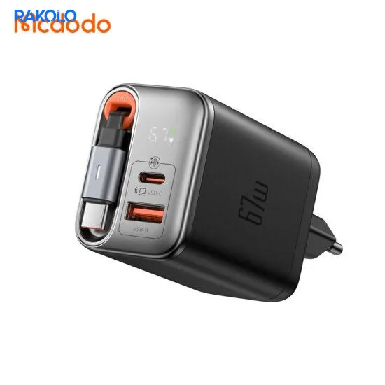 شارژر 67 وات سیم جمع شو برند MCDODO مدل CH-4100