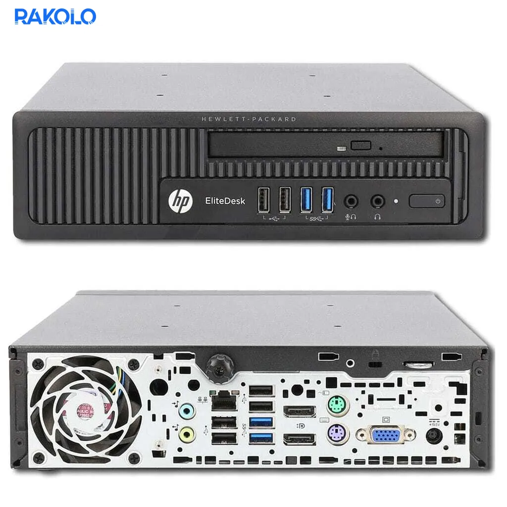 مینی کیس استوک i5-4590 مدل HP ELITEDESK 800 G1 USDT  رم 4 و بدون هارد