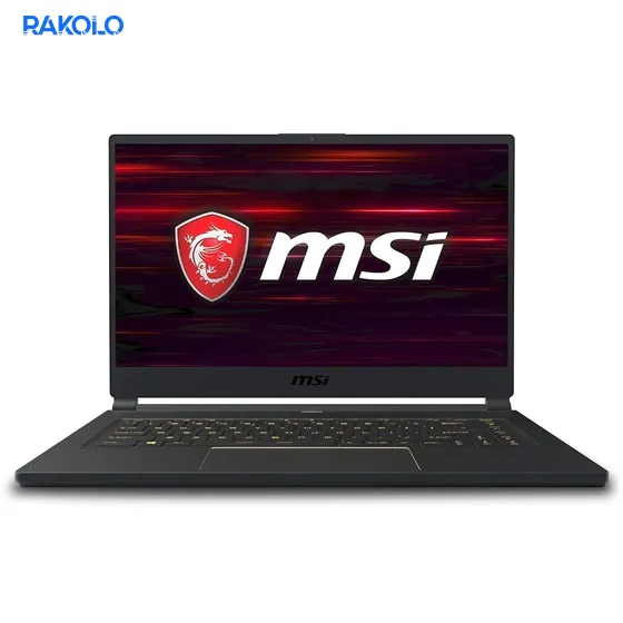 لپ تاپ گیمینگ استوک i7-9750H برند msi مدل GS65 Stealth 9FS رم 32 حافظه 512 + گرافیک RTX 2070 هشت گیگابایت