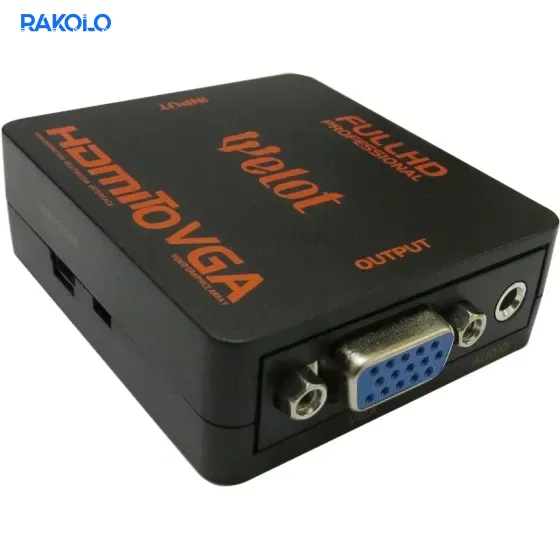 تبدیل پاوردار HDMI به VGA برند WELOT