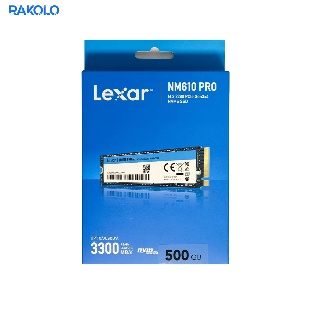 حافظه SSD برند Lexar مدل NM610 Pro M.2 NVME ظرفیت 500 گیگابایت