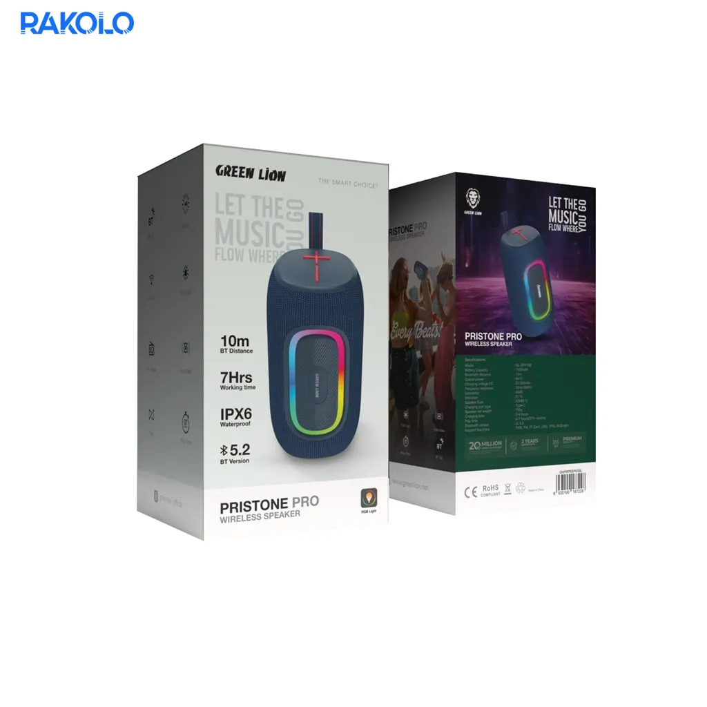 اسپیکر شارژی قابل حمل گرین لایون مدل PRISTONE Pro