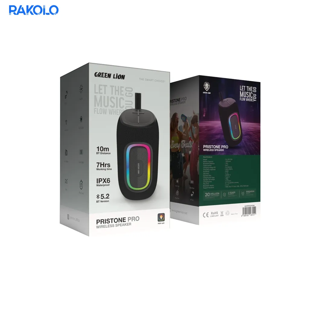 اسپیکر شارژی قابل حمل گرین لایون مدل PRISTONE Pro