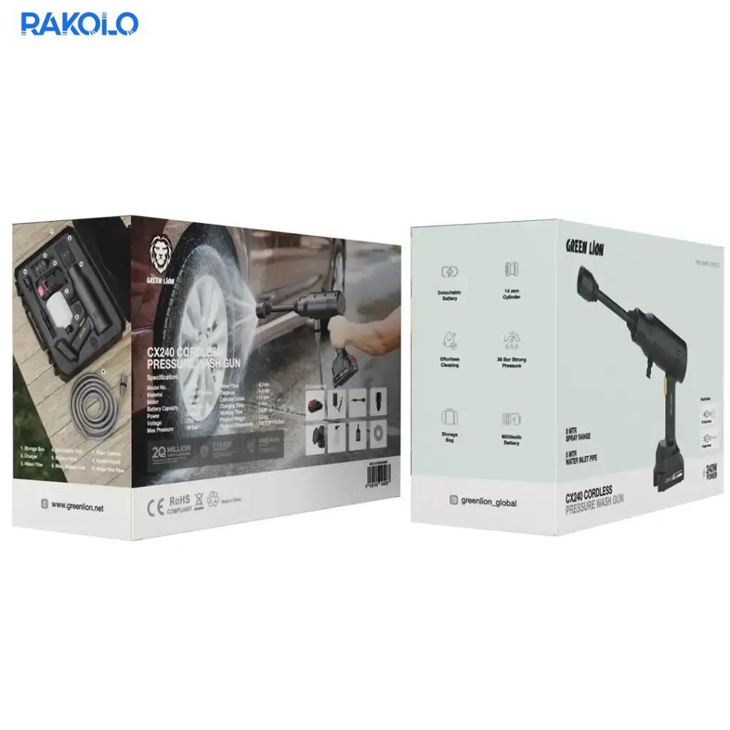 کارواش شارژی بدون سیم گرین لایون مدل CX240