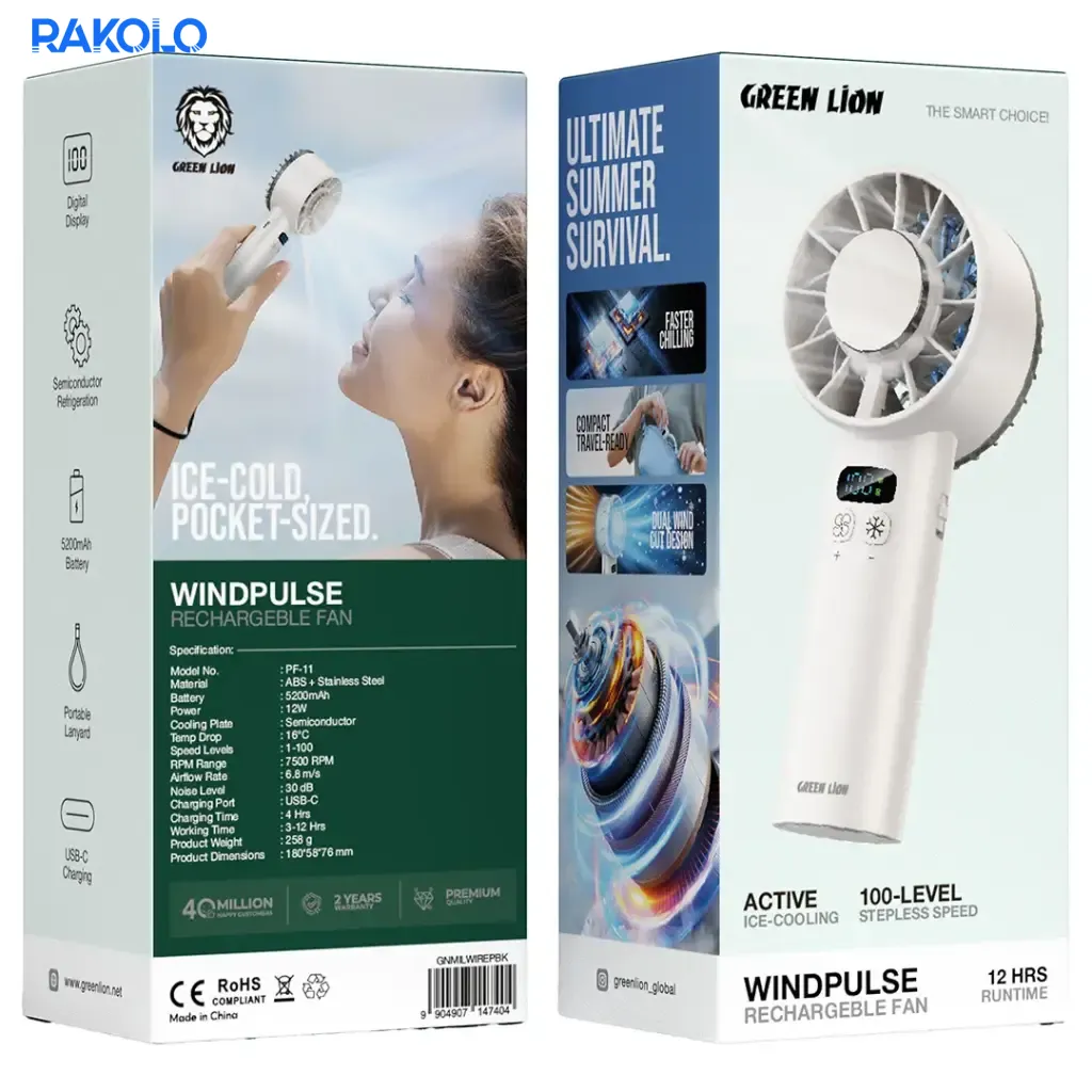 پنکه دستی گرین لایون مدل WINDIX