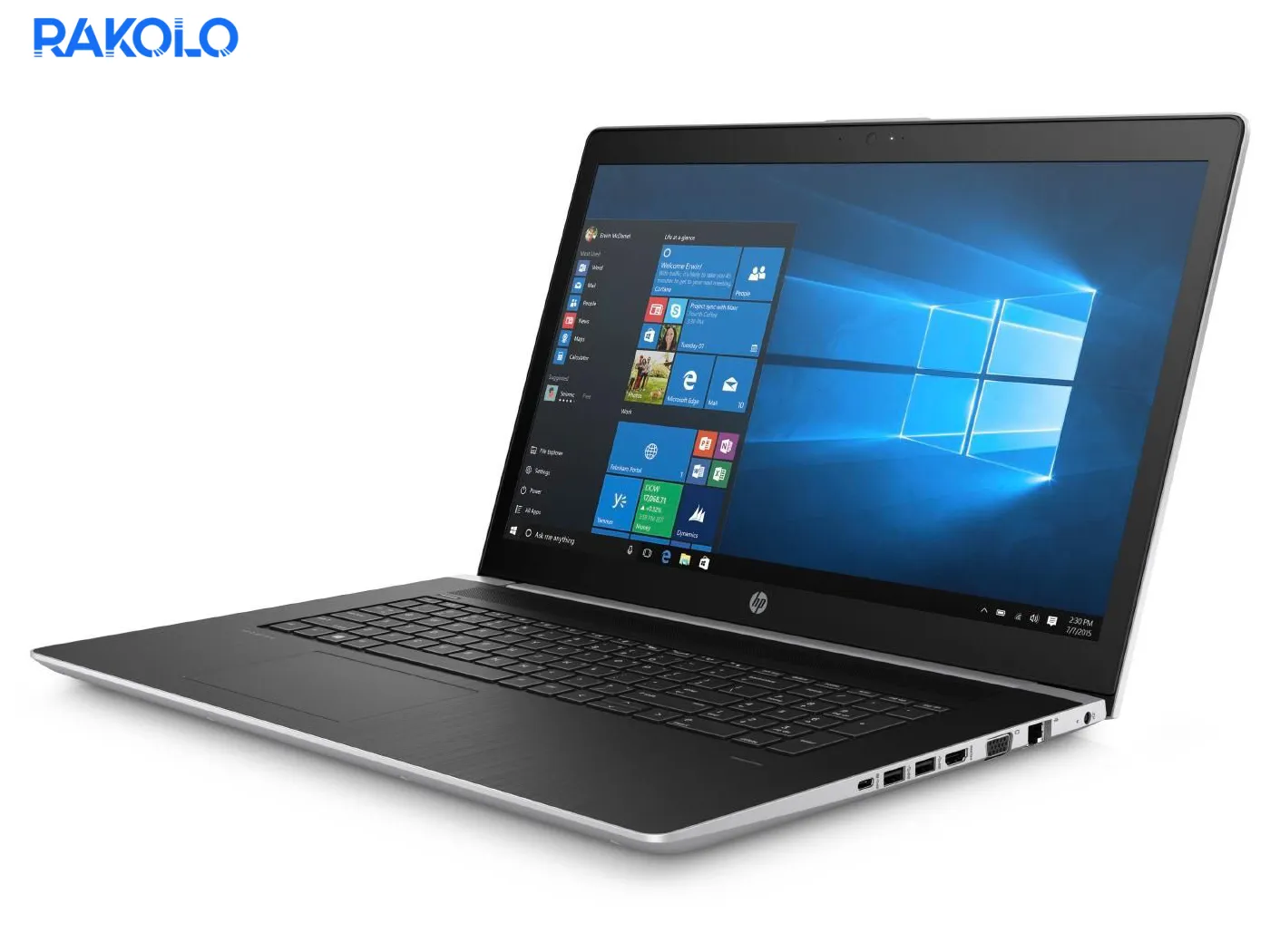 لپ تاپ استوک i5-8250u برند HP مدل PROBOOK 470 G5 رم 8 و حافظه 256 و گرافیک 2 گیگابایت