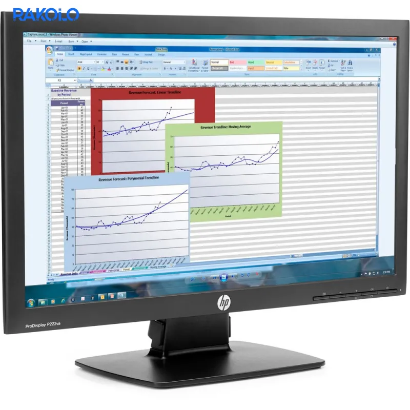 مانیتور استوک 22 اینچ hp مدل P222VA