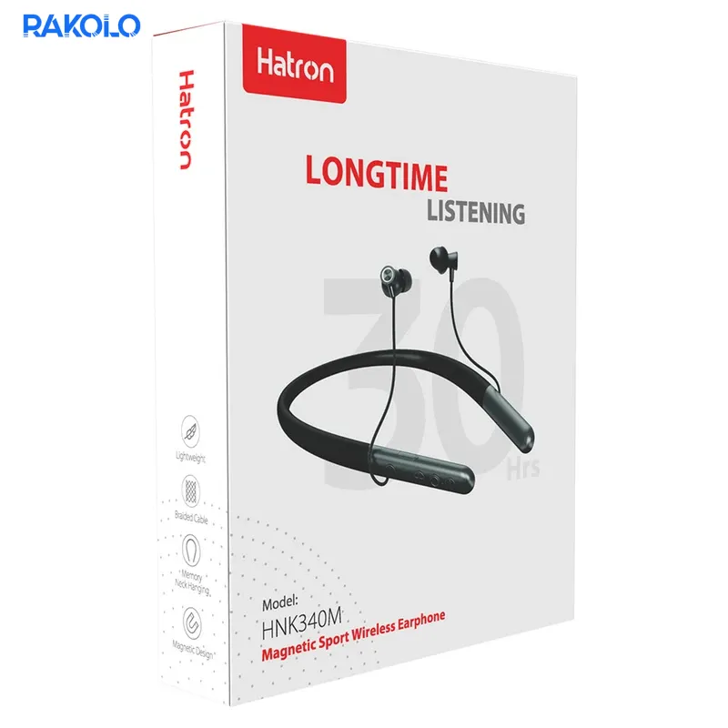 هندزفری بیسیم گردنی HATRON مدل HNK340M