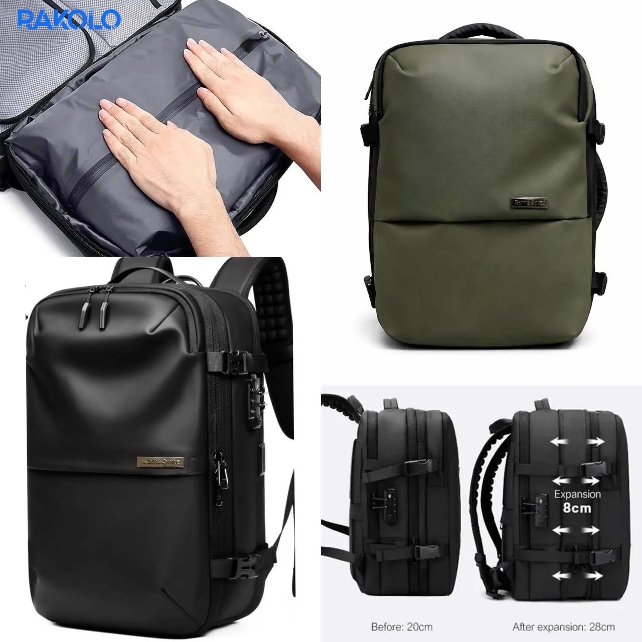 کوله پشتی طرح samsonite کد 1117