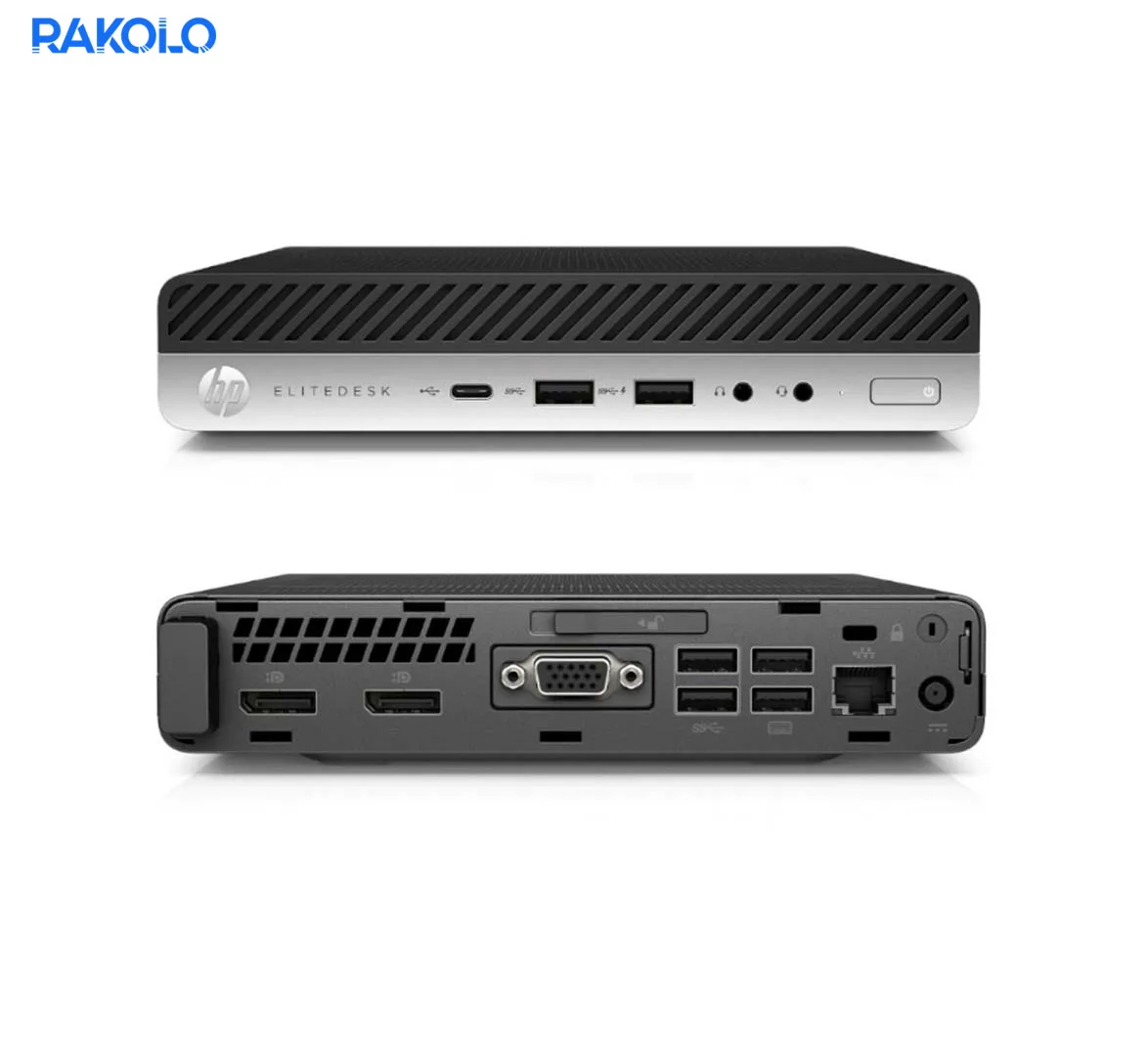 مینی کیس استوک I5-7500 برند HP مدل 800 G3 MINI رم 8 و حافظه 128 گیگابایت